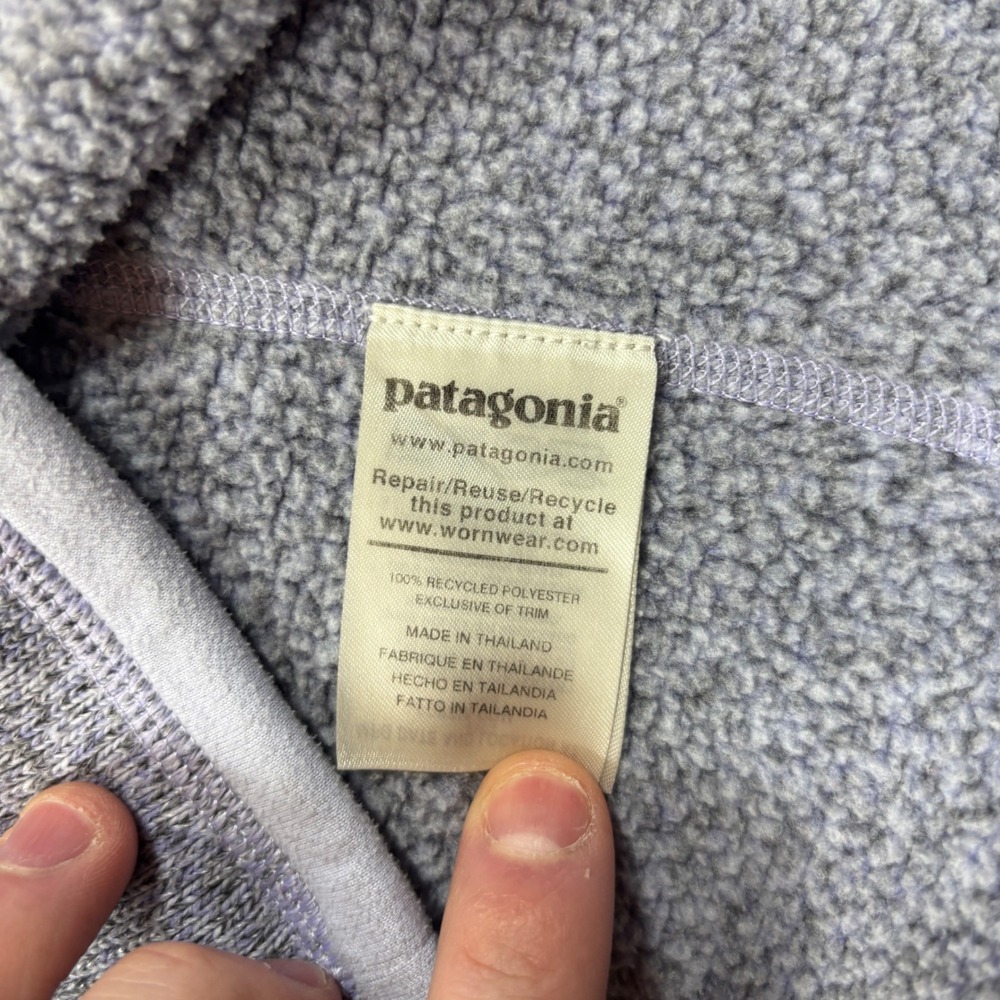 Patagonia Purple Better Sweater Quarter Zip Women's Size Small 25618 - Picture 4 of 7